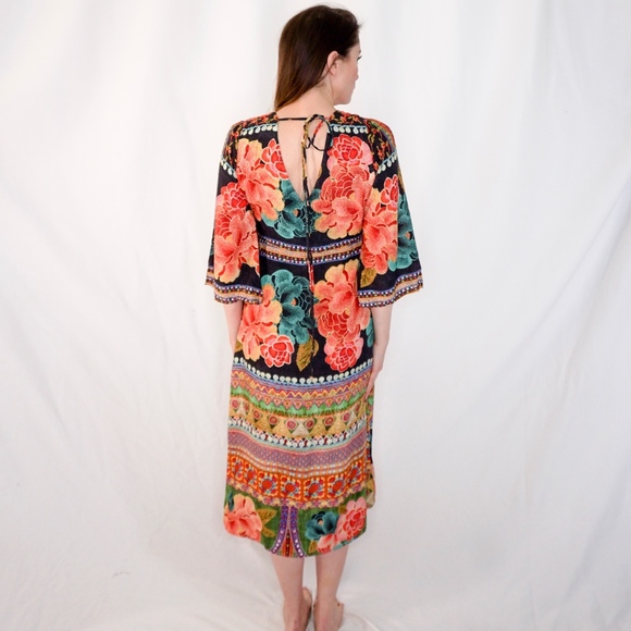 FARM RIO ANTHRO Floral Print Dress NWT 0728 - Picture 5 of 8